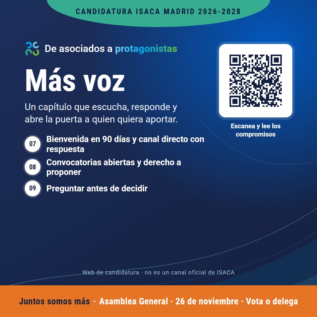 Cartel: Más voz