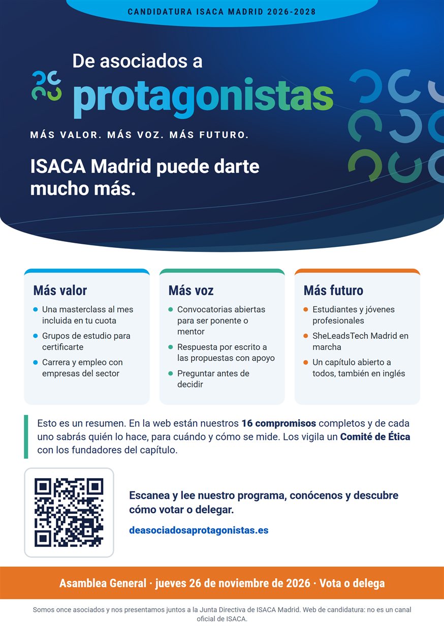 Folleto A5 de la candidatura, cara del programa